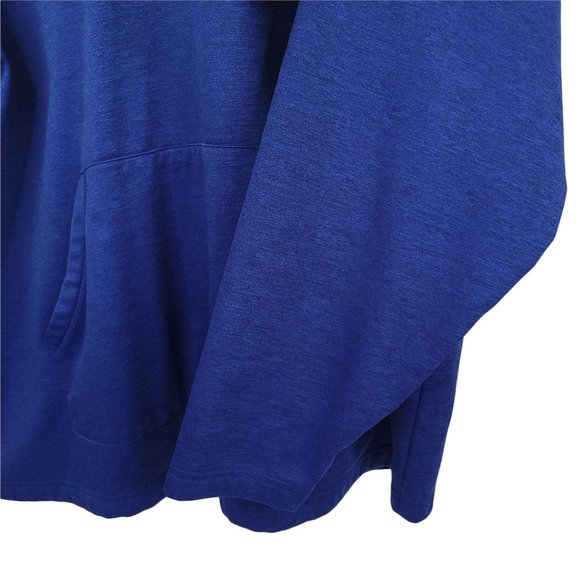 The Foundry Supply Co Pullover Hoodie AS IS Mens Size 2XL Blue Kangaroo Pocket - Picture 9 of 11